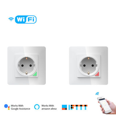 100-240V EU StandardSmart Wifi ซ็อกเก็ตปลั๊กรองรับ Amazon Alexa Google Home Smart Plug