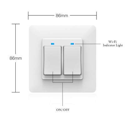 WIFI 2 Gang Smart Switch ไม่เป็นกลาง