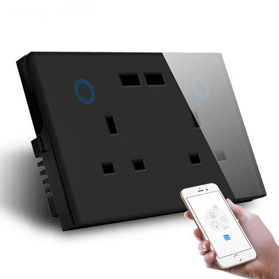 UK Smart WiFi Wall Socket พร้อม USB Socket Charger