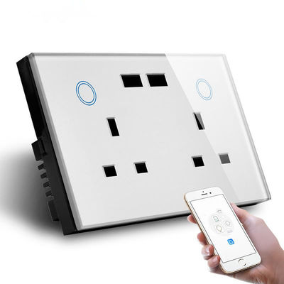UK Smart WiFi Wall Socket พร้อม USB Socket Charger