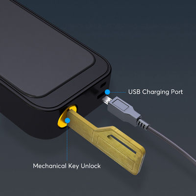 ROHS FCC Smart Deadbolt Wifi ล็อคประตูด้านหน้าพร้อมปุ่มกดใช้งานได้กับAPP