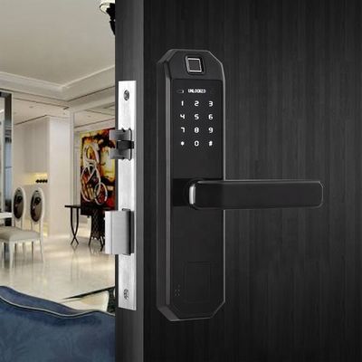 Keyless Entry Smart Wifi ล็อคประตู ปุ่มกด APP Control IC Card Wifi Connected Door Lock