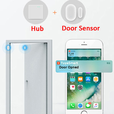 ZigBee Smart Door Window Break เซนเซอร์ ระบบเตือนภัยภายในบ้าน Smart Life Tuya App Remote Control