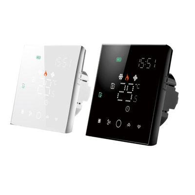 Smart Room Wifi Thermostat พร้อมรีโมทเซ็นเซอร์ Touchscreen แสดง Alexa และ Google Assist